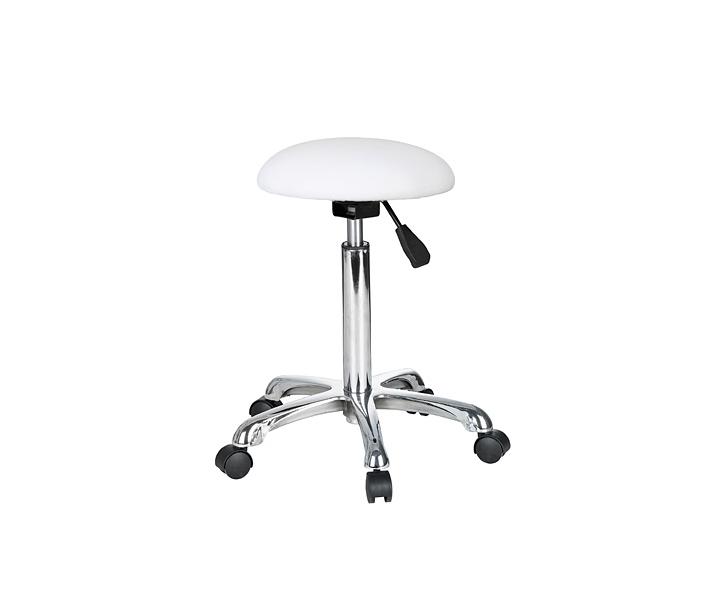 Taburet na kolieskach Weelko Practi - biely