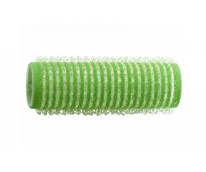 Natky na vlasy Duko Velcro pr.18 mm, 6 ks - samodriace, zelen