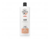 ampn pre mierne rednce farben vlasy Nioxin System 3 Cleanser Shampoo - 1000 ml
