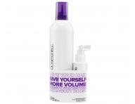 Stylingov sada pre objem vlasov Paul Mitchell Extra Body Give Yourself More Volume Duo - sprej + pena