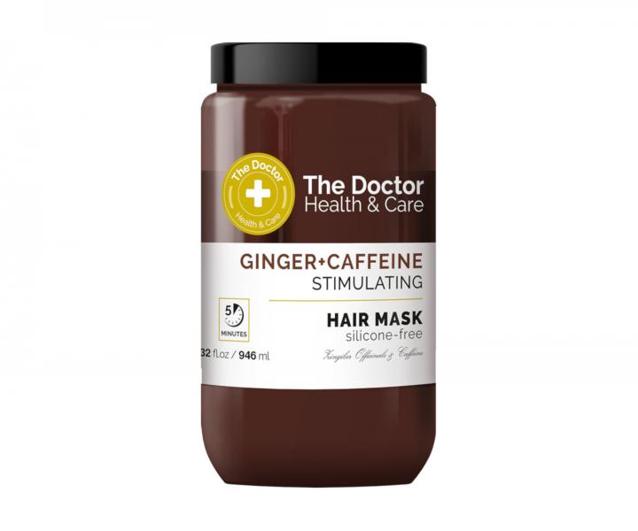 Stimulujca maska na dodanie hustoty vlasov The Doctor Ginger + Caffeine Hair Mask - 946 ml