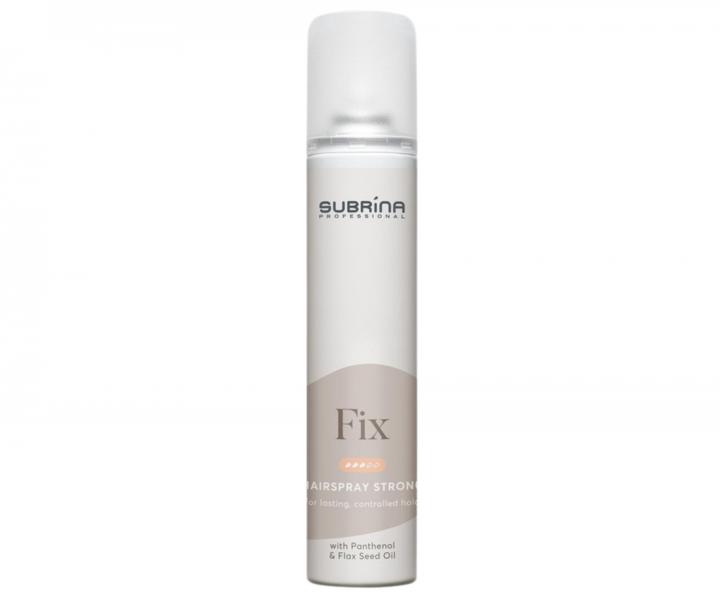 Lak na vlasy so silnou fix�ciou Subrina Professional Fix Hairspray Strong - 75 ml