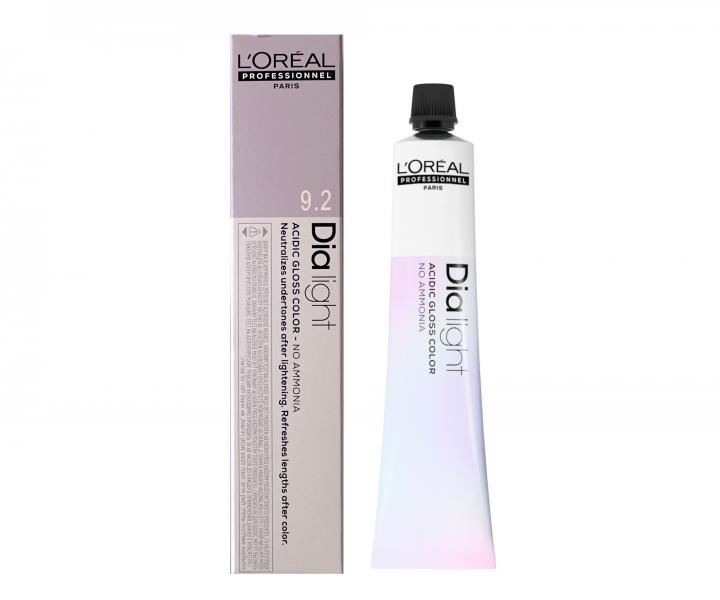 Preliv na vlasy Loral Dialight 50 ml - odtie 9.2 blond vemi svetl dhov