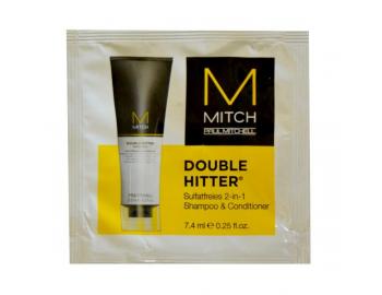 Ošetrujúci šampón a starostlivosť Paul Mitchell Mitch Double Hitter - 7,4 ml