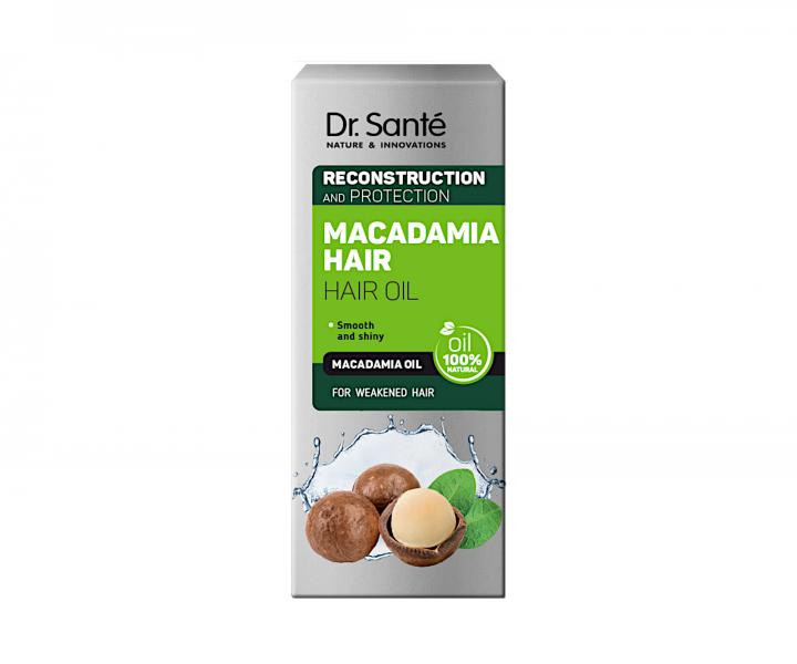 Olejov srum pre rekontrukciu pokodench vlasov Dr. Sant Macadamia - 50 ml