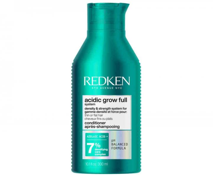Rad pre objem a hustotu jemn�ch, z�ahnut�ch a norm�lnych vlasov Redken Acidic Grow Full System