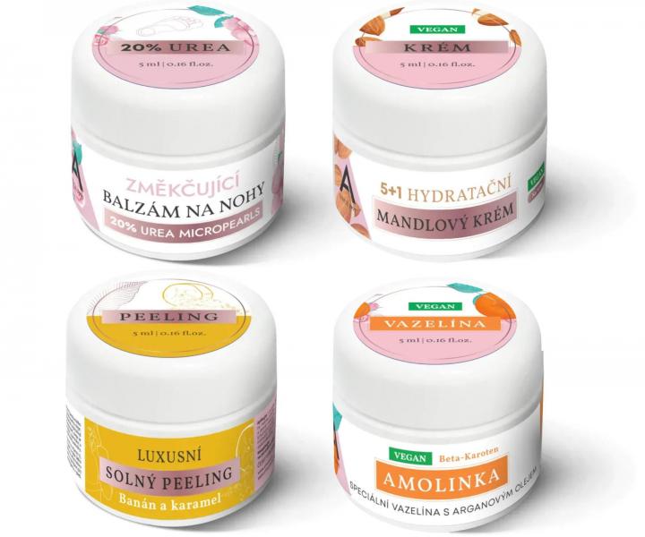 Testovacia sada telovej kozmetiky Amoen - 4x5 ml