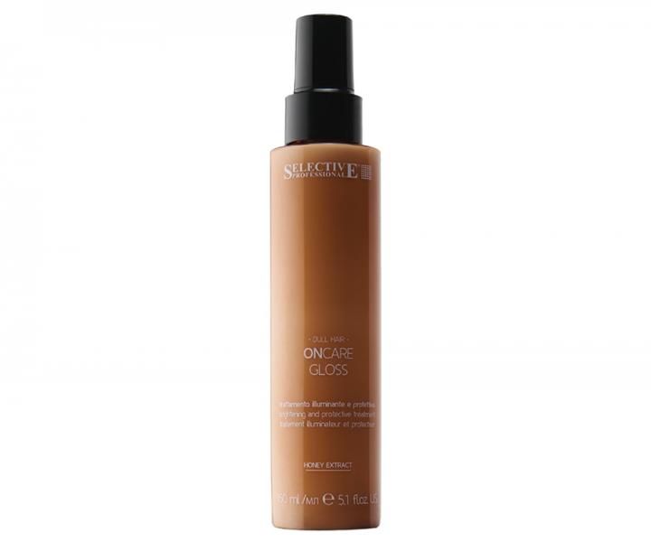 Bezoplachov� kr�mov� sprej pre vlasy nam�han� slnkom Selective Professional OnCare Gloss Protective Treatment - 150 ml