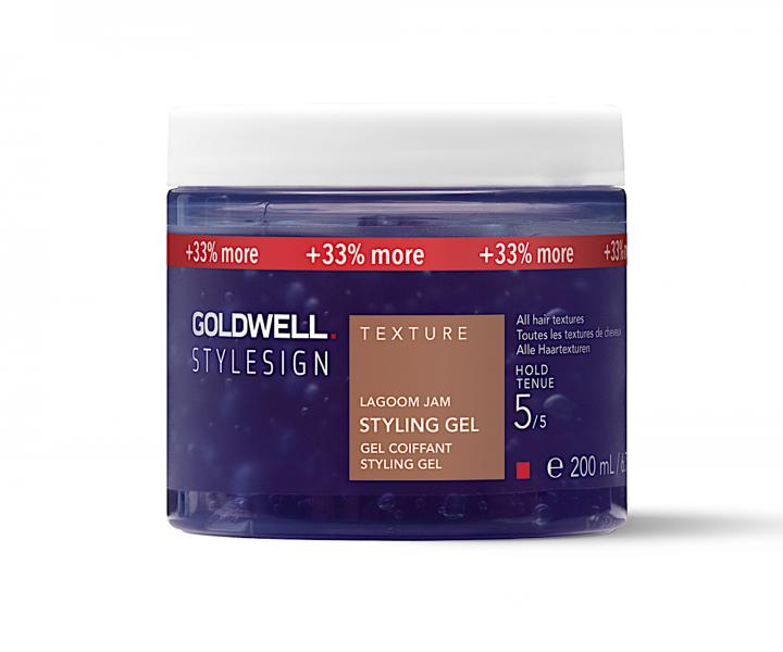 Stylingov gl na vlasy s vemi silnou fixciou Goldwell Stylesign Texture Lagoom Jam - 200 ml