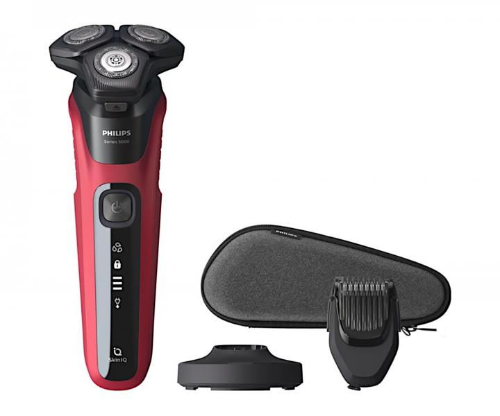 Holiaci strojek na fzy so zastrihvaom Philips Shaver 5000 Series S5583/38 - erven
