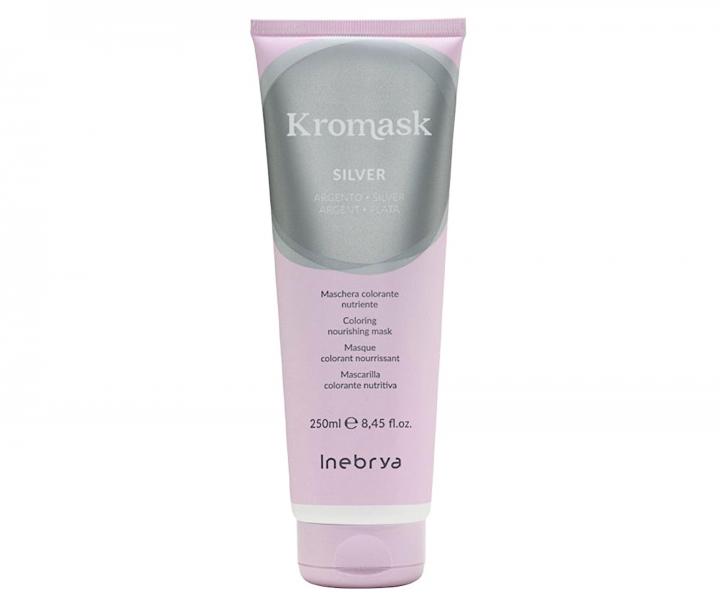 Farbiaca vyivujca maska Inebrya Kromask Silver - 250 ml, strieborn