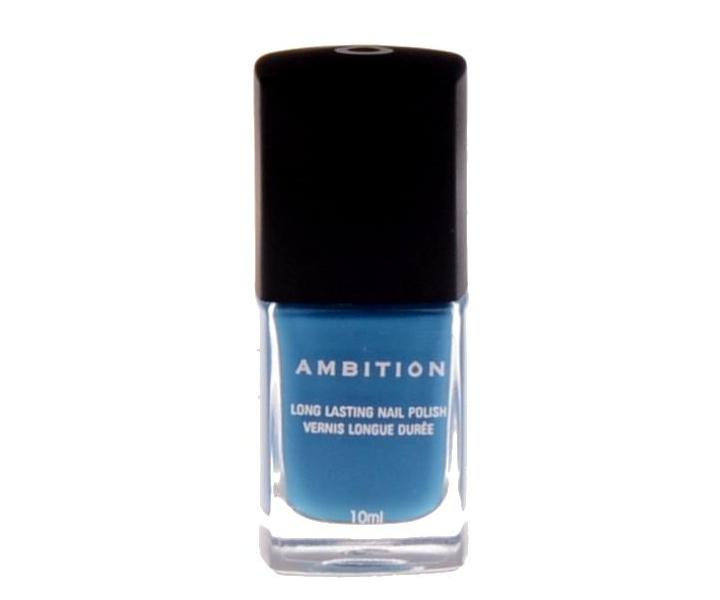 Dlhotrvaj�ci lak na nechty Ambition Cosmo Blue, modr� - 10 ml (bonus)