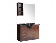 Barber obsluha so zrkadlom a umvadlom Sibel Barburys Mustang - hned/ierna