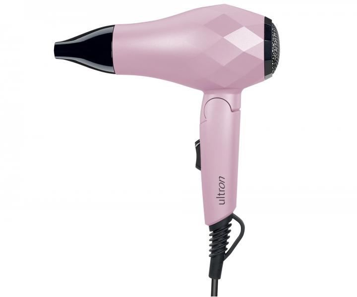 Cestovn� f�n na vlasy Ultron Mini Facette - ru�ov�, 1000 W