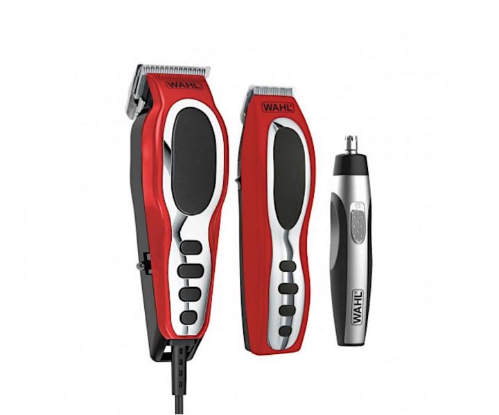 Set strojeka, kontrovacieho strojeka a zastrihvaa nosnch chpkov Wahl Close Cut Combo