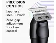 Profesion�lny kont�rovac� stroj�ek na vlasy BaByliss Pro FreshFX T-Blade Trimmer FX76E - �ierny