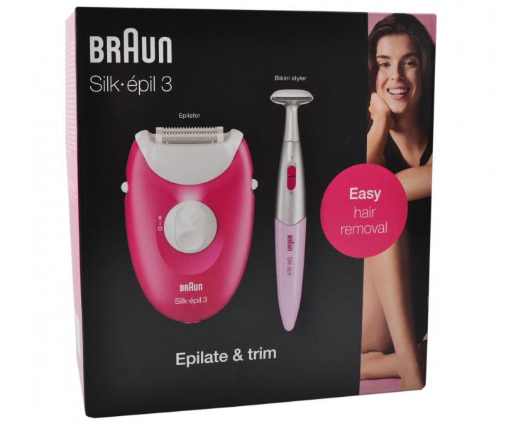 Dmsky epiltor s prsluenstvom Braun Silk Epil 3 3-420