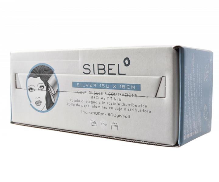 Profesion�lny kadern�cky alobal Sibel Silver - 15 cm x 100 m, 15 mikro - strieborn�