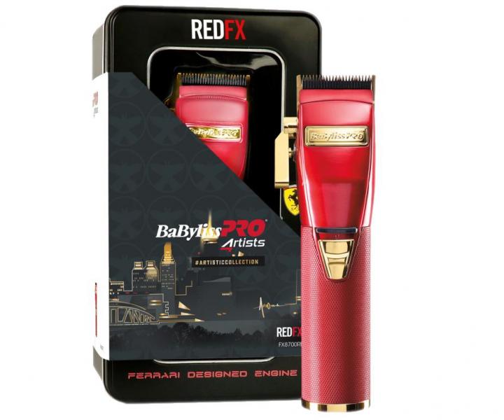 Profesionlny strojek na vlasy BaByliss Pro FX8700RE - erven