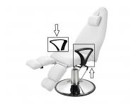 Podrky pre pedikrske kreslo Weelko Sol 2231A - ierne