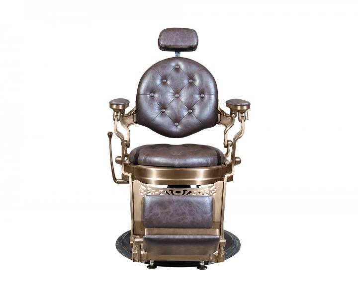 Kadern�cke barber kreslo Sibel Barburys Malone II - hned�, patinov� mosadz