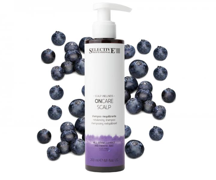ampn pre mastn vlasy Selective Professional OnCare Scalp Rebalancing Shampoo - 200 ml
