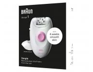 Dmsky epiltor Braun Silk pil 1 SE1-010 - biely