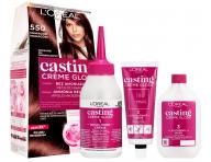 Preliv bez amoniaku Loral Casting Crme Gloss - 550 mahagn