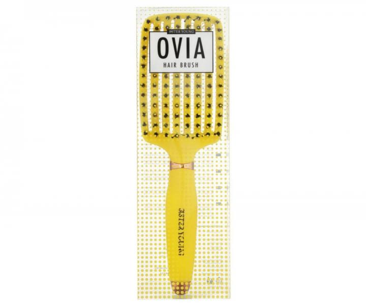 Kefa na roz�es�vanie a f�kanie vlasov s divia��mi a nylonov�mi �tetinami Sister Young Ovia Hair Brush - �lt�