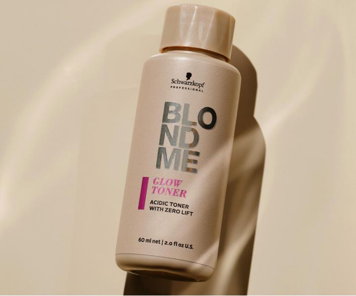 Pastelov� t�novac� kr�m Schwarzkopf Professional BlondMe Glow Toner Acidic Toner 9,5-91 Lavender - 60 ml, levandu�ov�