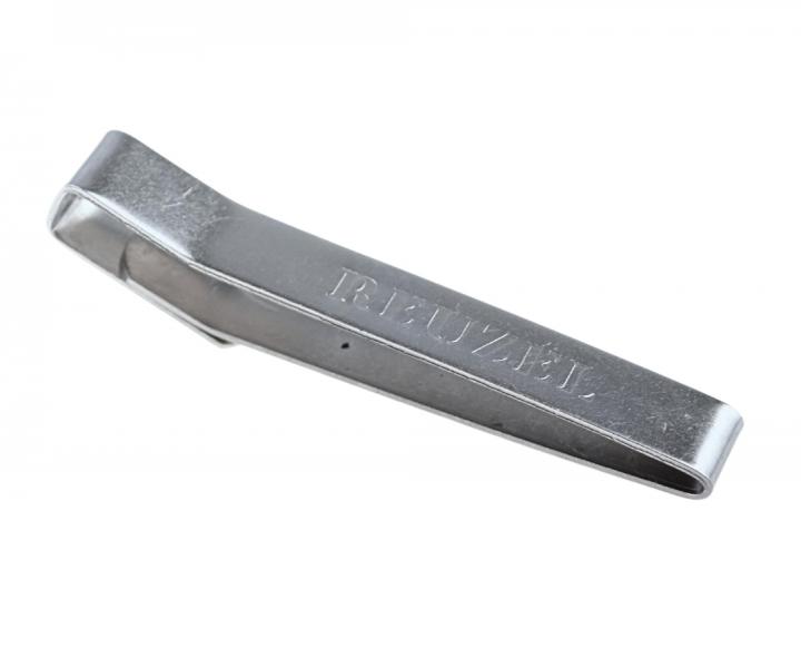 Barber spony na ltku na zapnutie pltenky Reuzel Super Barber Cape Cloth Clip - 6 ks, strieborn