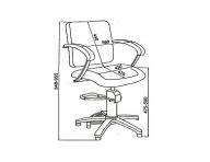 Kadern�cke kreslo Hairway AUGUSTA s brzdou - svetl� podr��ky