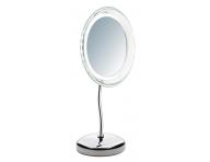 Kozmetick zrkadlo s osvetlenm Sibel Stockholm round - 5x zvovacie