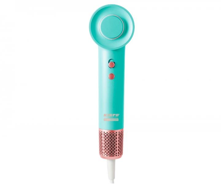 F�n na vlasy Kiepe Professional Home Precision BLDC Hair Dryer - 1100 W, tyrkysov� + kefa Kiepe zadarmo