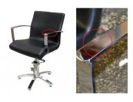 Kadern�cke kreslo Detail Luna, �ierne - II.akos� - ryha na podr��ke