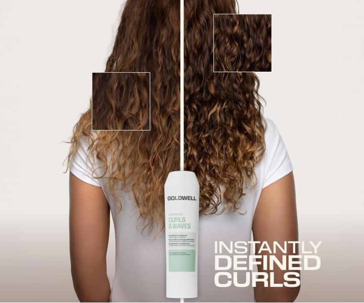 Hydrata�n� kondicion�r pre vlnit� a ku�erav� vlasy Goldwell Dualsenses Curls & Waves Bundling Conditioner - 200 ml