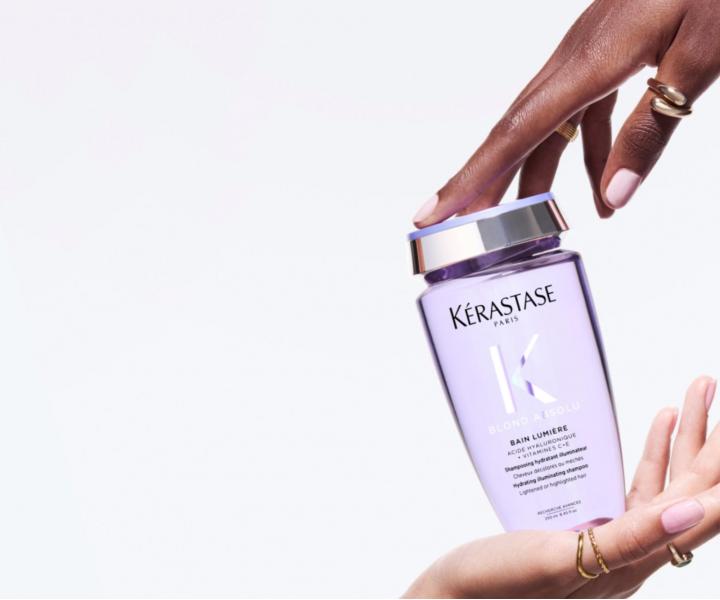 Sada na rozjasnenie blond vlasov K�rastase Blond Absolu s olejom Elixir Ultime L'Huile Originale Refillable