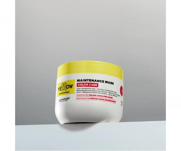 Maska na zachovanie farby farben�ch vlasov Yellow Professional Color Care Maintenance Mask - 300 ml