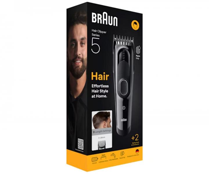 Zastrihva vlasov Braun Series 5 HC5510 - ierny