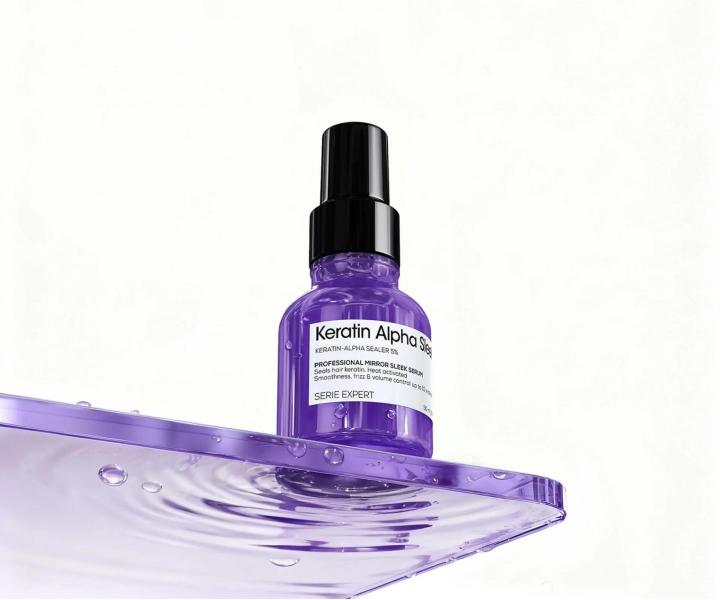 Rad pre uhladenie krepat�ch vlasov Lor�al Professionnel Serie Expert Keratin Alpha Sleek