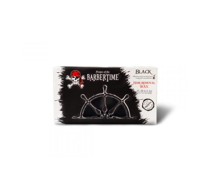 Depilan vosk Pirates of the Barbertime Hard Removal Wax Black - ierny, 500 g