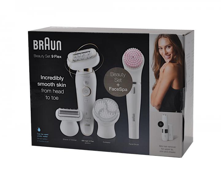 D�msky epil�tor Braun Silk-�pil 9 Flex 9105 + d�msky stroj�ek Braun Face Mini zadarmo