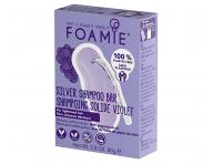 Tuh� �amp�n pre blond a zosvetlen� vlasy Foamie Shampoo Bar Silver Linings - 80 g
