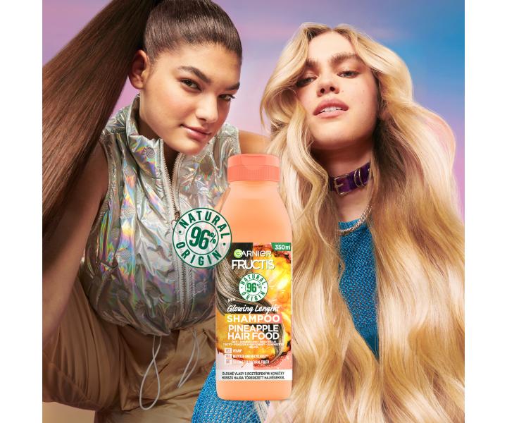 Rozjasujci ampn pre dlh vlasy Garnier Fructis Shampoo Pineapple Hair Food - 350 ml