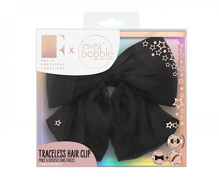 Ozdobn� �pir�lov� sponka do vlasov s ma��ou Invisibobble Waver Plus Bow Please