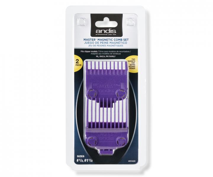 Sada magnetickch nadstavcov Andis Magnetic Comb Set - 2 ks