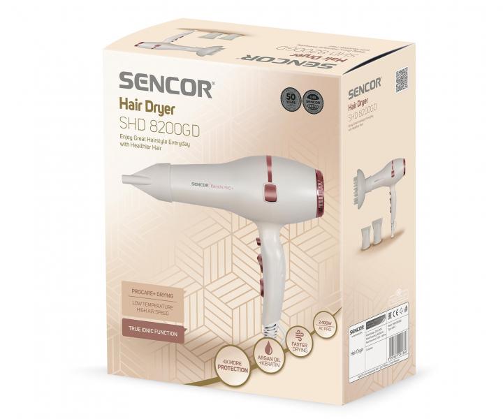 Fn na vlasy Sencor Keratin PRO+ SHD 8200GD - 2400 W