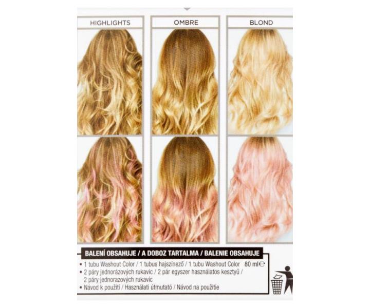 Vym�vaj�ci sa farba Lor�al Colorist Washout Pink Hair - ru�ov�