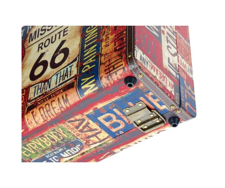 Kaderncky kufor Sibel Vintage Route 66