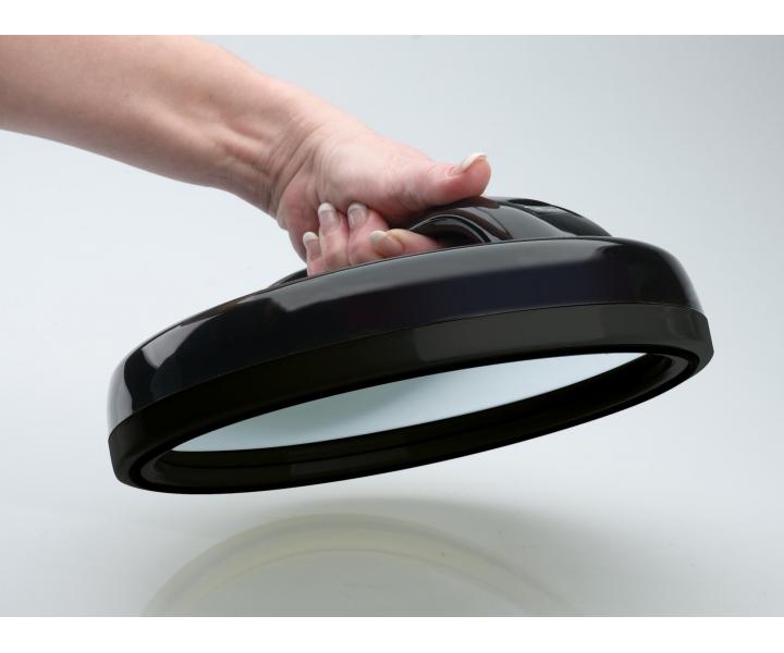 Okrhle zrkadlo s rukovou Sibel, ierne